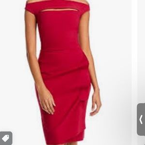 CHIARA BONI Melania Sugar Draped Cutout Dress size 2 NWT